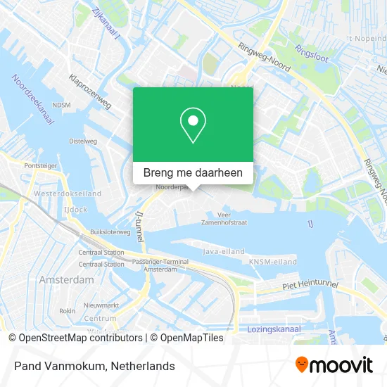Pand Vanmokum kaart