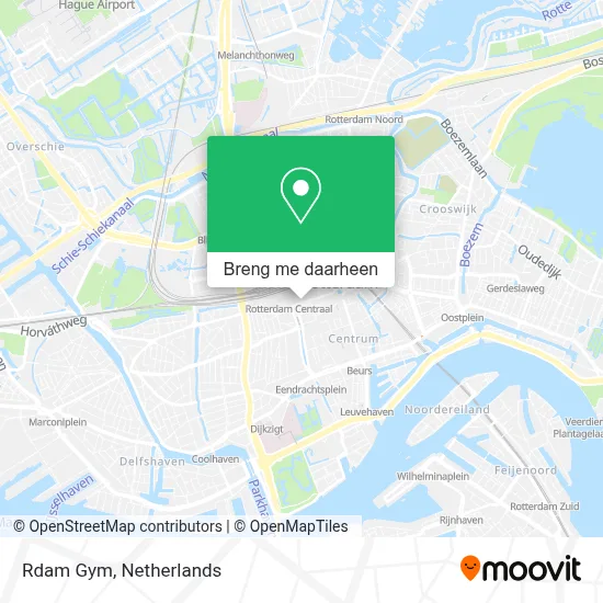 Rdam Gym kaart
