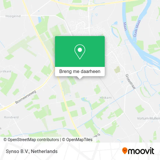 Synso B.V. kaart