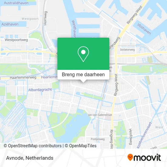 Avnode kaart
