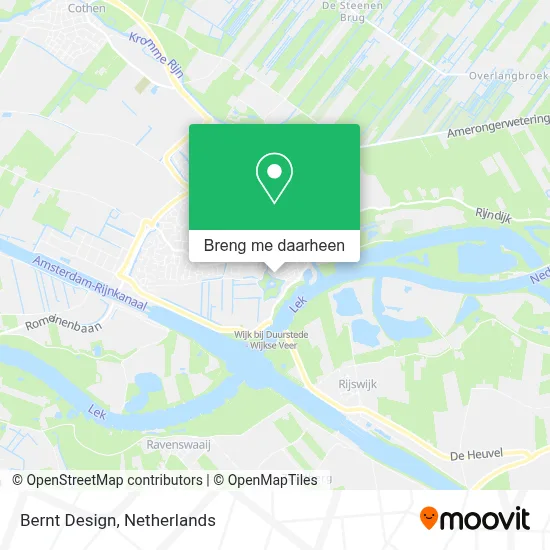 Bernt Design kaart