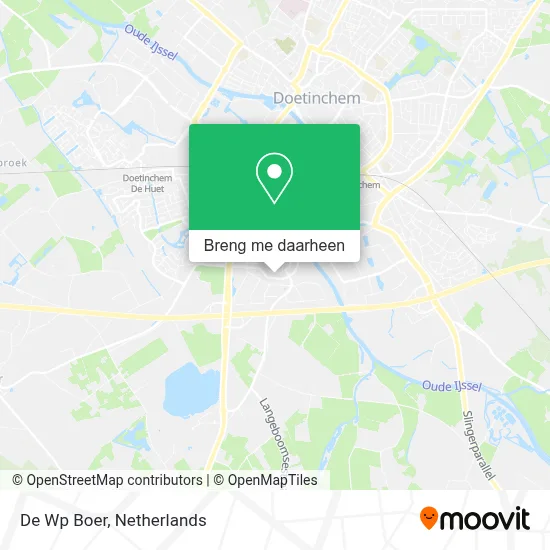 De Wp Boer kaart