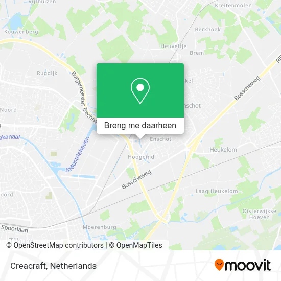 Creacraft kaart