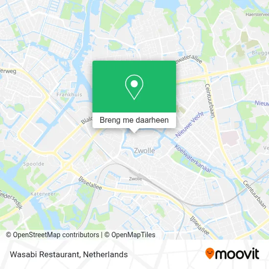 Wasabi Restaurant kaart