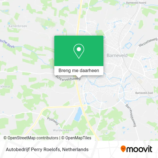 Autobedrijf Perry Roelofs kaart