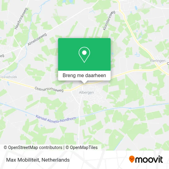 Max Mobiliteit kaart
