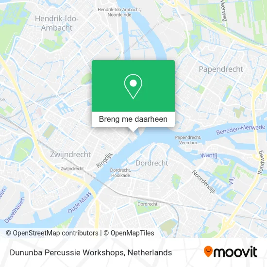 Dununba Percussie Workshops kaart
