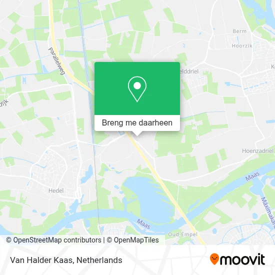 Van Halder Kaas kaart