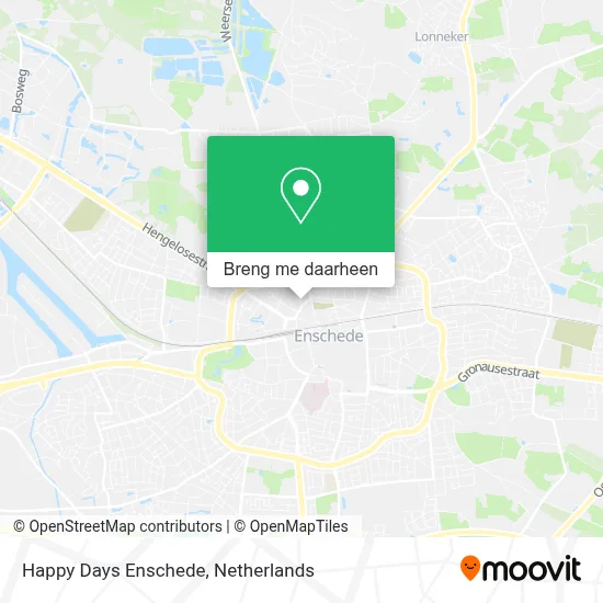 Happy Days Enschede kaart