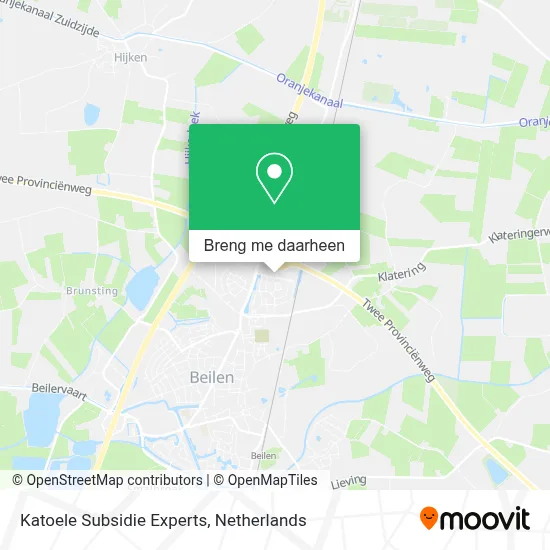 Katoele Subsidie Experts kaart