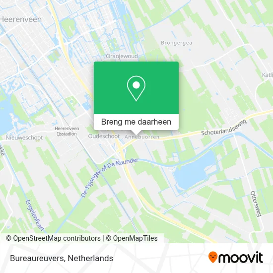 Bureaureuvers kaart