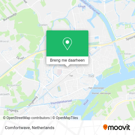 Comfortwave kaart