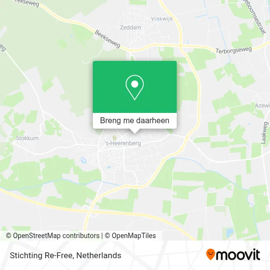 Stichting Re-Free kaart