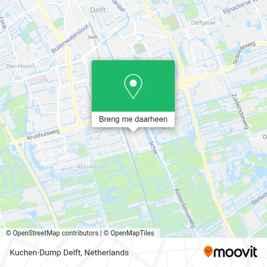 Kuchen-Dump Delft kaart