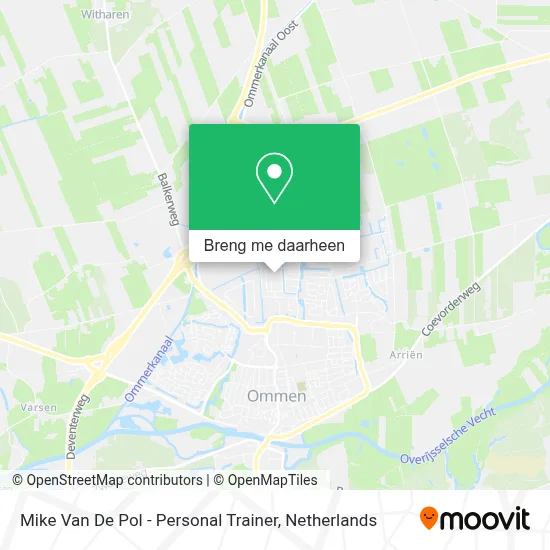 Mike Van De Pol - Personal Trainer kaart