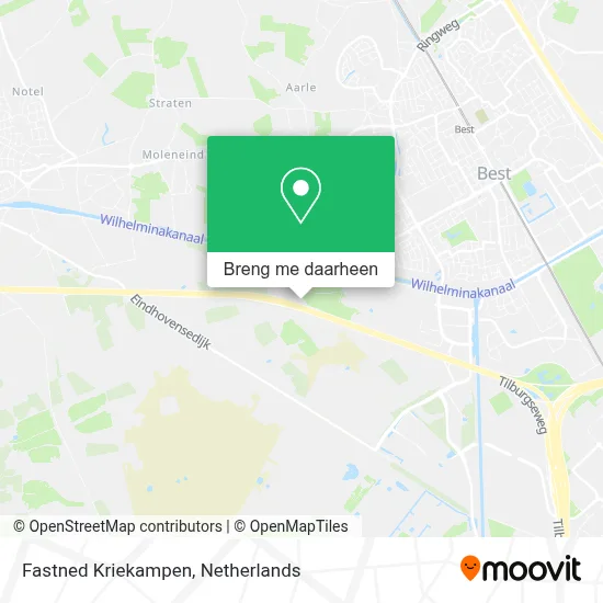 Fastned Kriekampen kaart