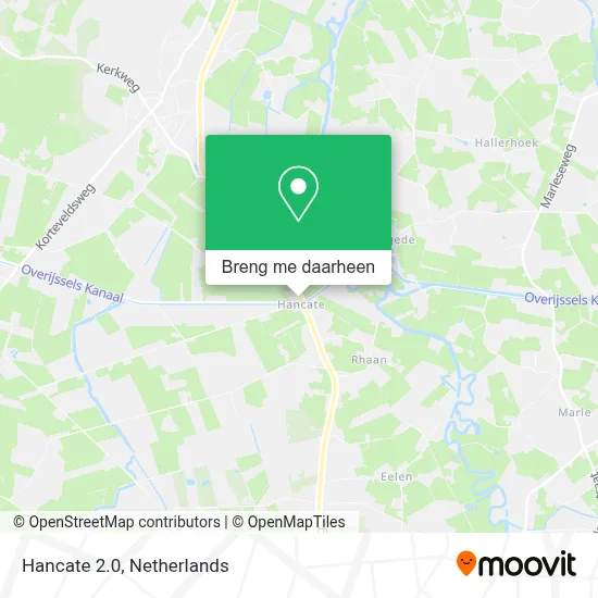 Hancate 2.0 kaart