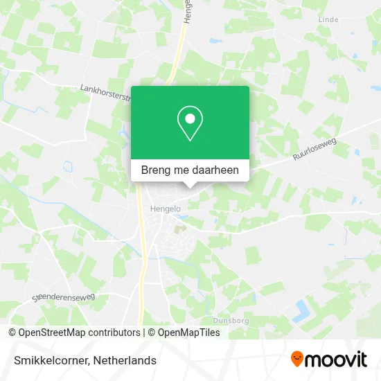 Smikkelcorner kaart
