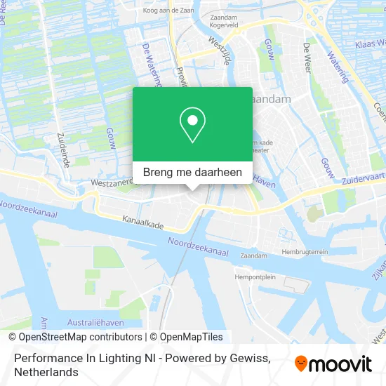 Performance In Lighting Nl - Powered by Gewiss kaart