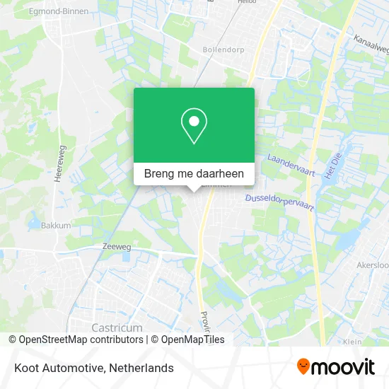 Koot Automotive kaart