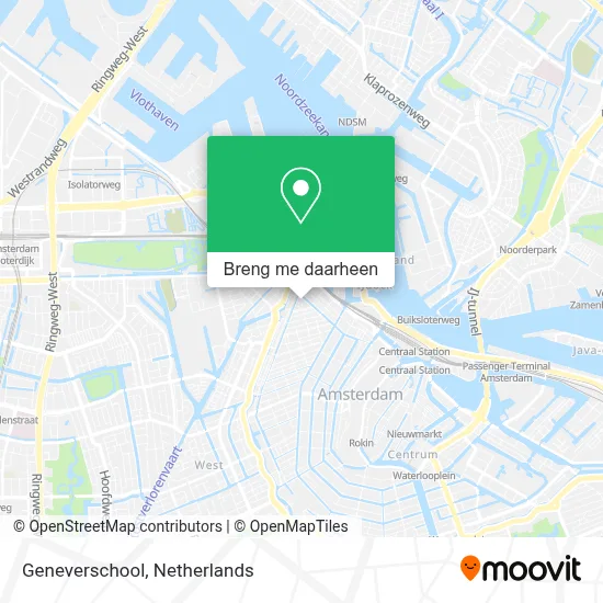 Geneverschool kaart