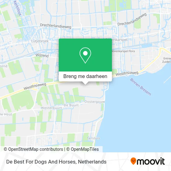 De Best For Dogs And Horses kaart