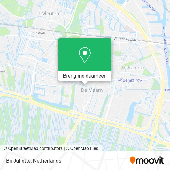 Bij Juliette kaart
