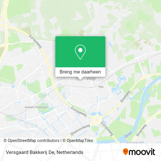 Versgaard Bakkerij De kaart