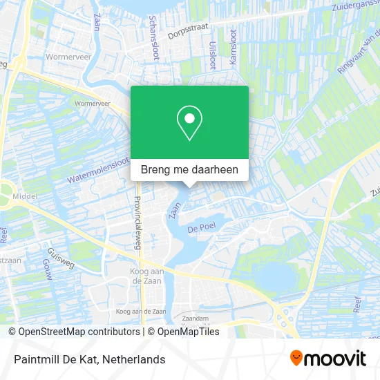Paintmill De Kat kaart