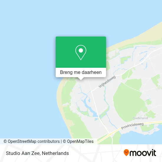 Studio Aan Zee kaart