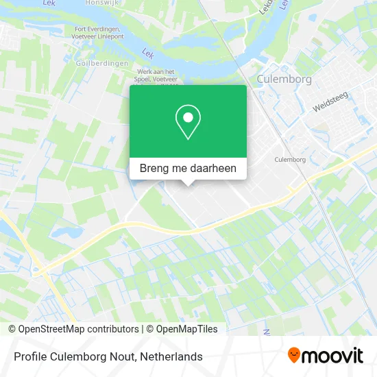 Profile Culemborg Nout kaart