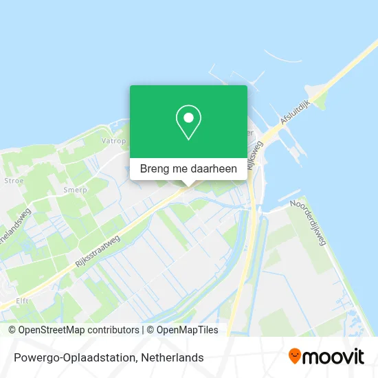 Powergo-Oplaadstation kaart