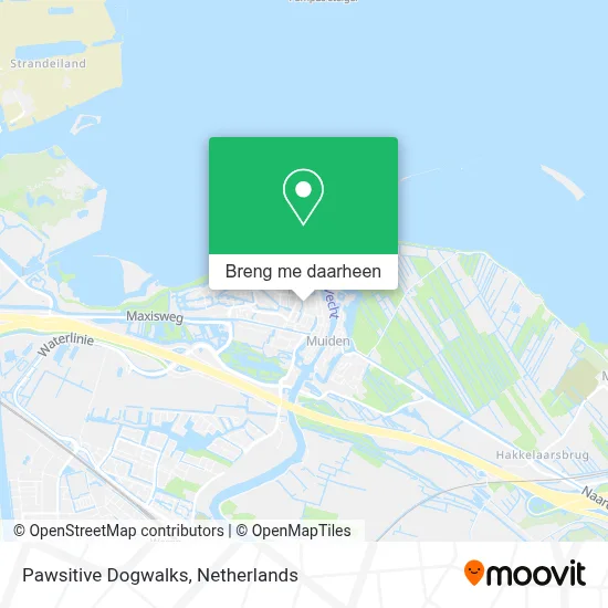 Pawsitive Dogwalks kaart