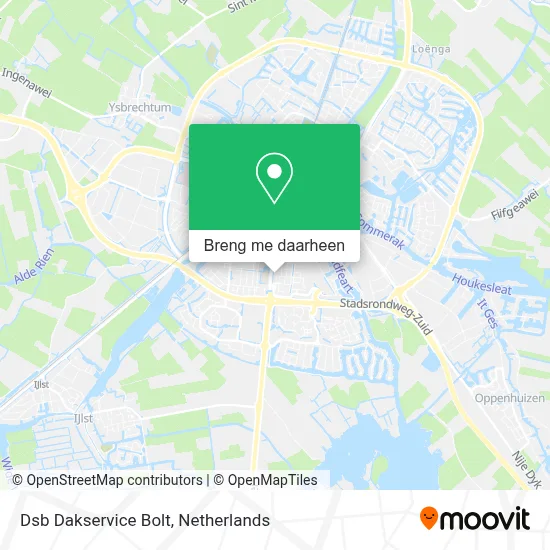 Dsb Dakservice Bolt kaart
