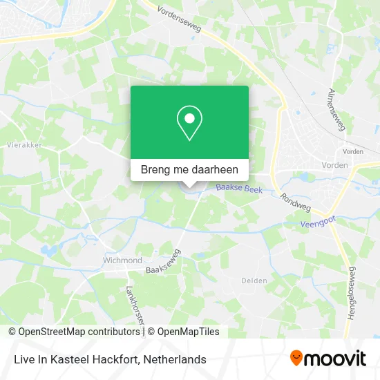 Live In Kasteel Hackfort kaart