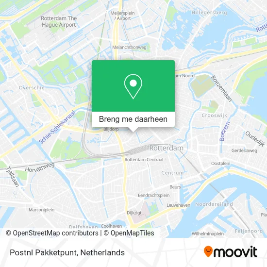 Postnl Pakketpunt kaart