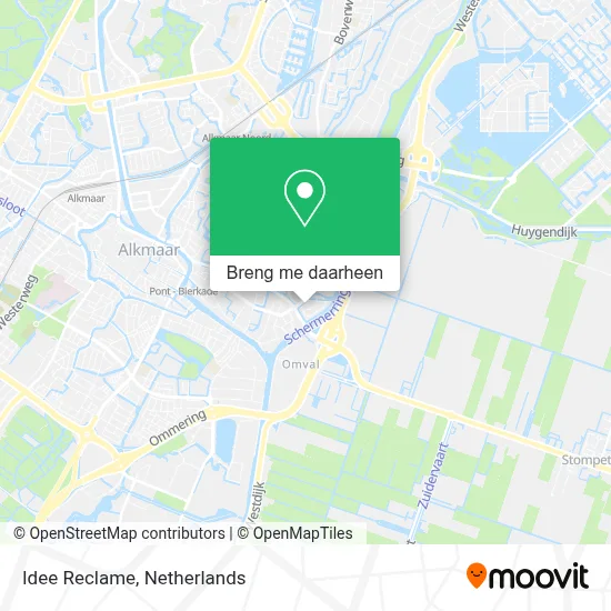 Idee Reclame kaart