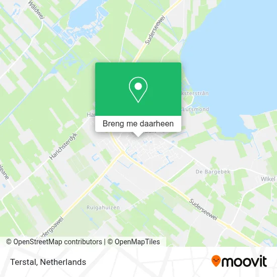 Terstal kaart