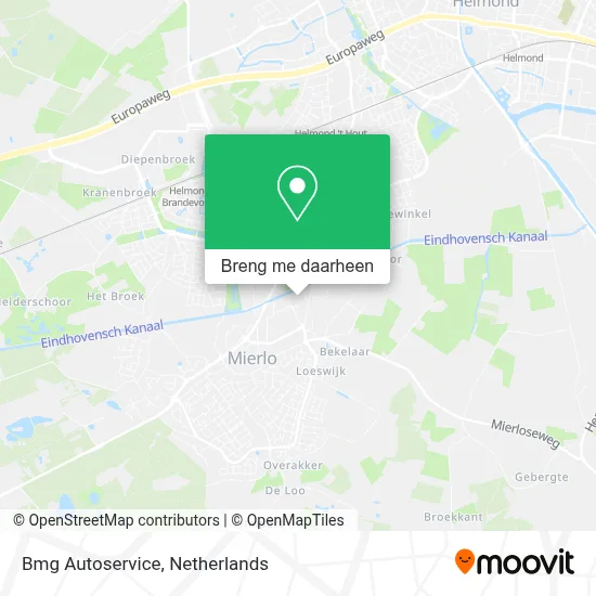 Bmg Autoservice kaart