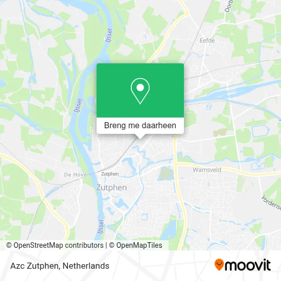Azc Zutphen kaart