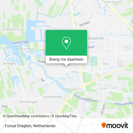 Futsal Dragten kaart
