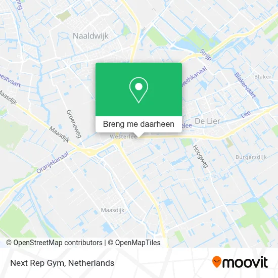 Next Rep Gym kaart