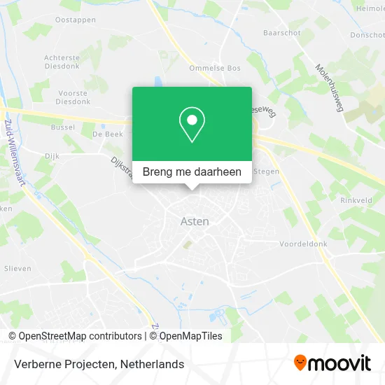 Verberne Projecten kaart