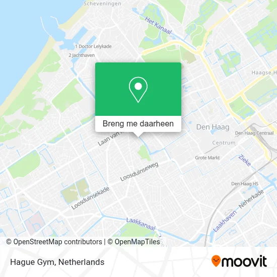 Hague Gym kaart