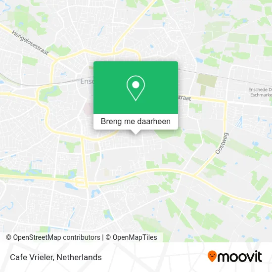 Cafe Vrieler kaart