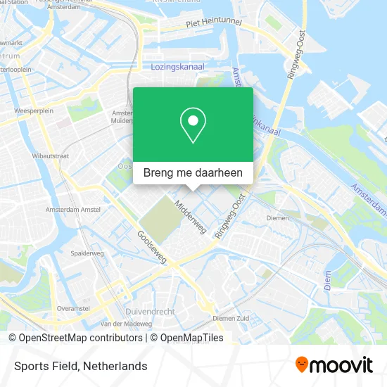 Sports Field kaart