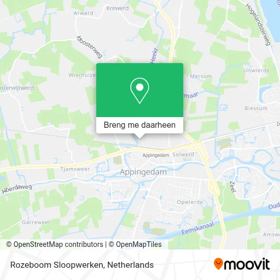 Rozeboom Sloopwerken kaart