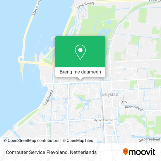 Computer Service Flevoland kaart