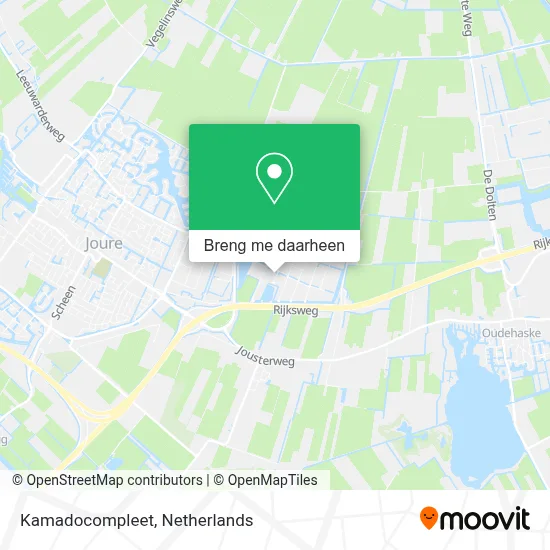 Kamadocompleet kaart