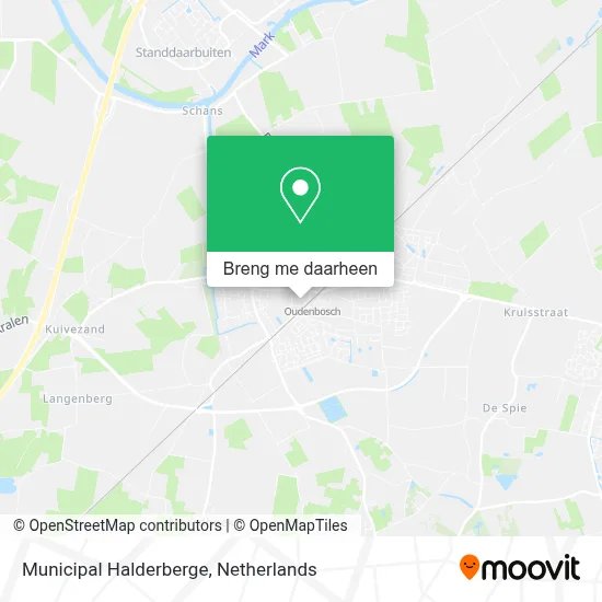 Municipal Halderberge kaart